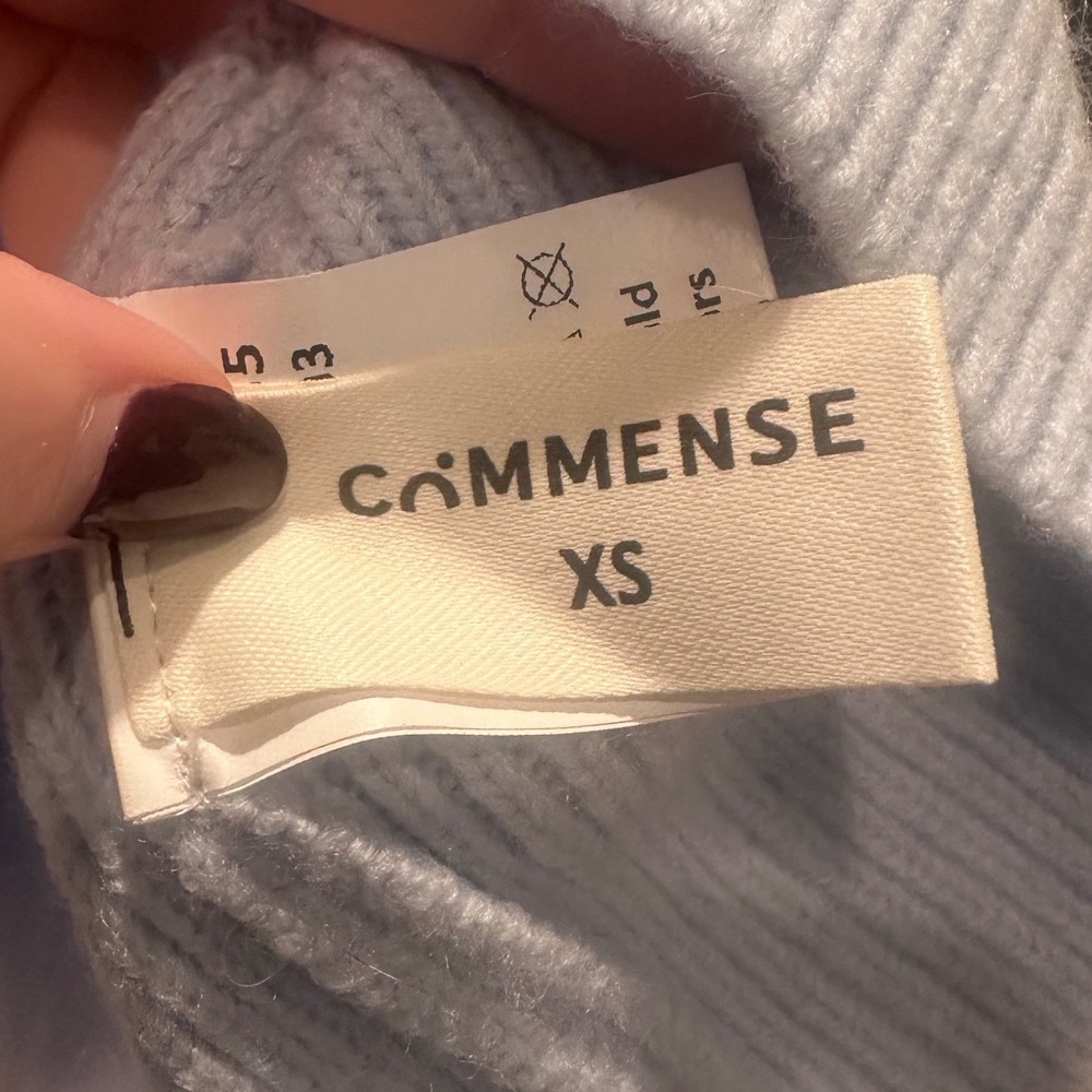 Commense Light Blue Candyfloss Pullover Sweater S… - image 4